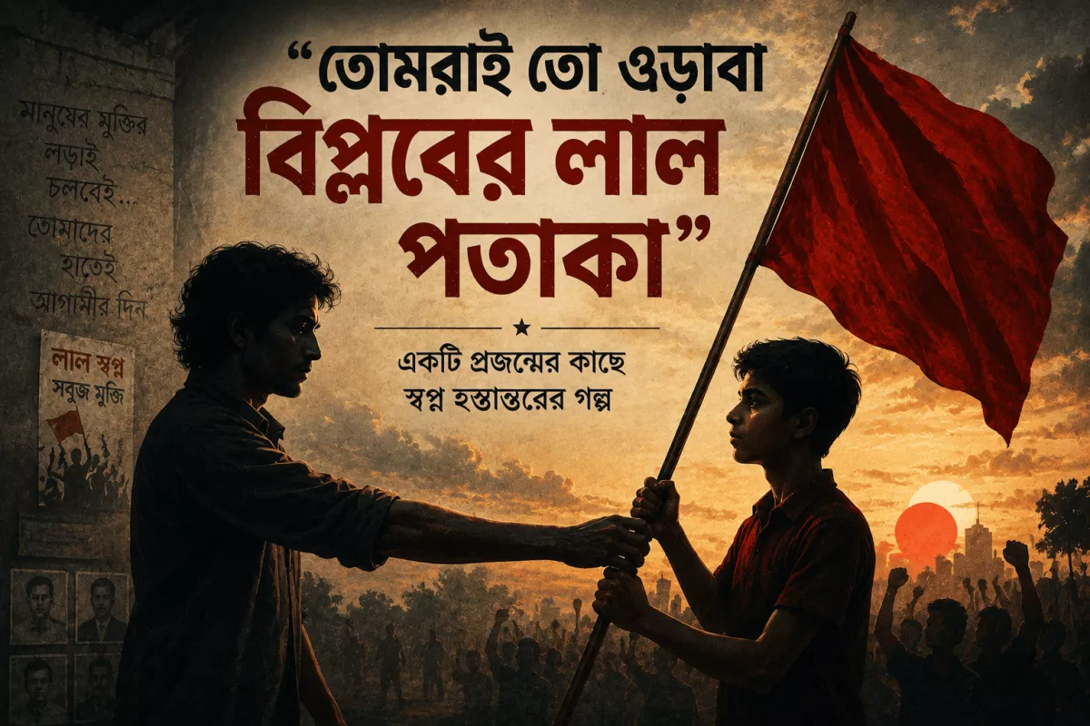 "তোমরাই তো ওড়াবা বিপ্লবের লাল পতাকা": একটি প্রজন্মের কাছে স্বপ্ন হস্তান্তর
