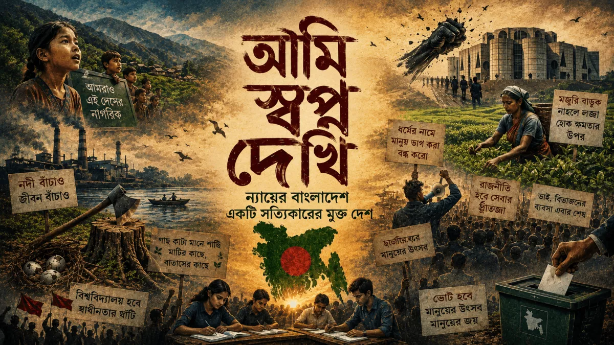 কবিতা: আমি স্বপ্ন দেখি