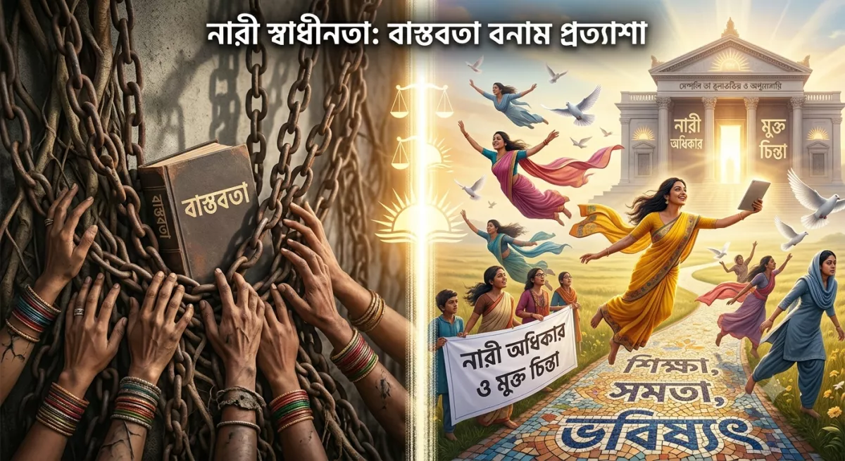 নারী স্বাধীনতা অর্থ কী? নারীর প্রত্যাশা বনাম বাস্তবতা !