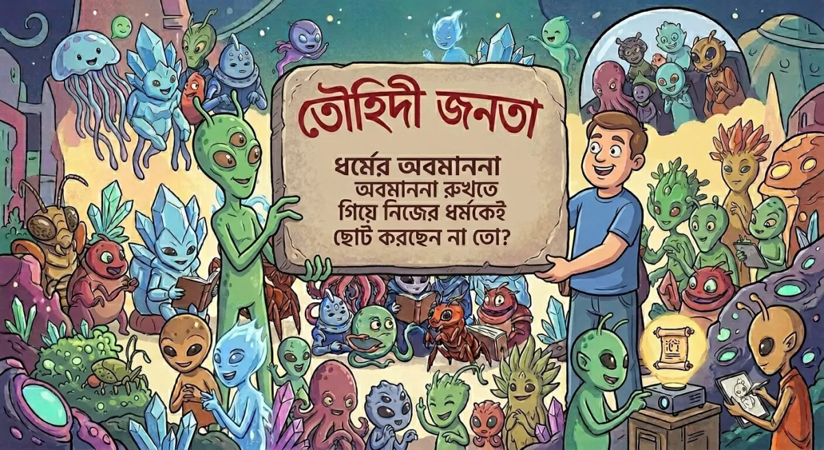 ধর্মের অবমাননা রুখতে গিয়ে নিজের ধর্মকেই ছোট করছেন না তো?