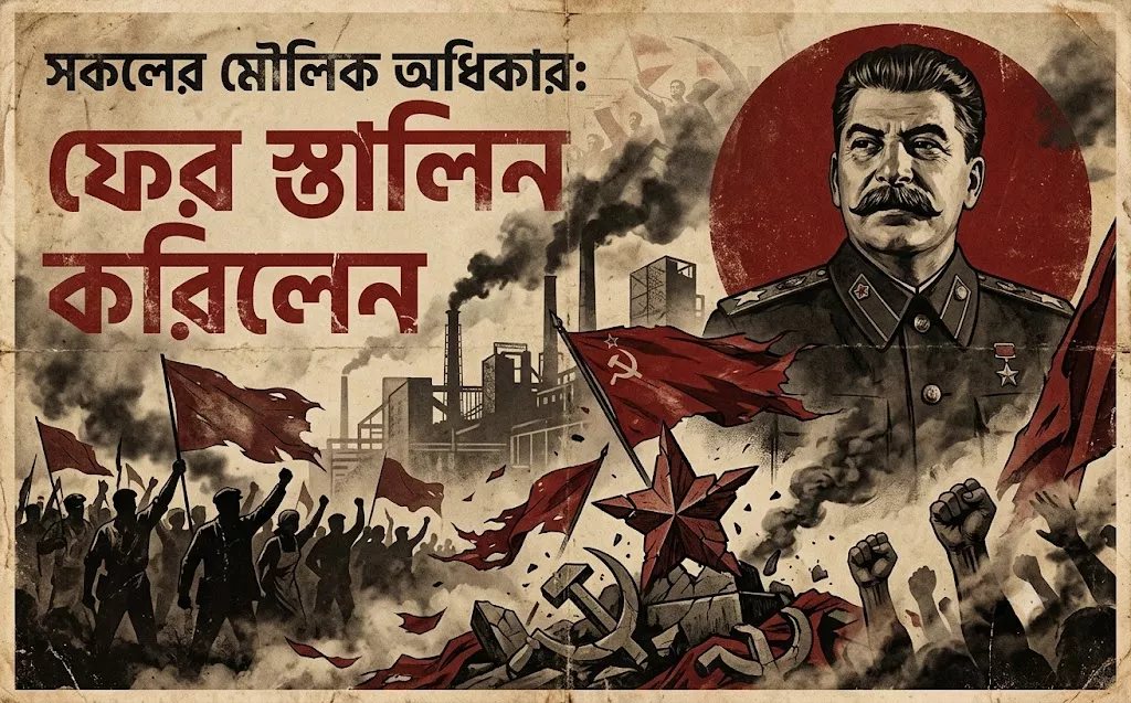 সকলের মৌলিক অধিকার: ফের স্তালিন করিলেন