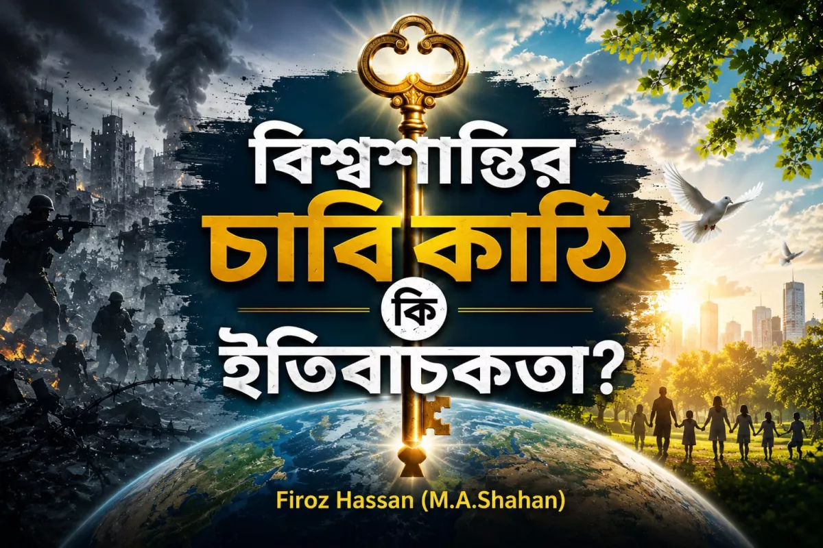 ইতিবাচক মানুষ, শান্তিপূর্ণ পৃথিবী কল্পনা নাকি বাস্তব সম্ভাবনা?