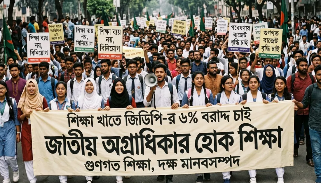 জাতীয় অগ্রাধিকার হোক শিক্ষা !