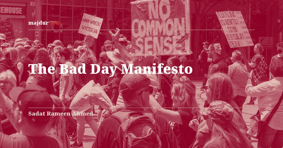 The Bad Day Manifesto 